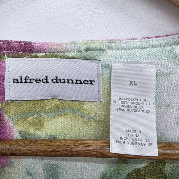 Womens Knit Top XL Floral Embellished 3/4 Sleeve V-Neck Boho Fairy Whimsical - Picture 8 of 12